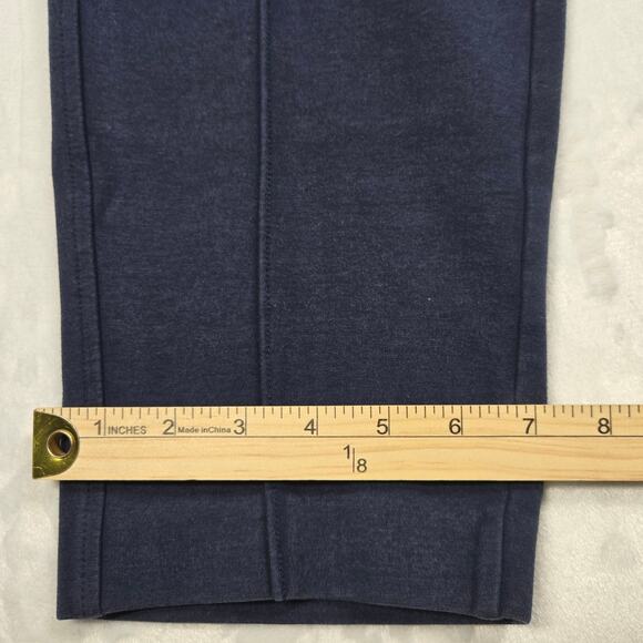 Everlane The Dream Pant M (28x24.5) Blue High Rise Front Seam Sweatpants Stretch - Picture 3 of 10